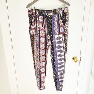 Rewash Multicolor Patterned Pants